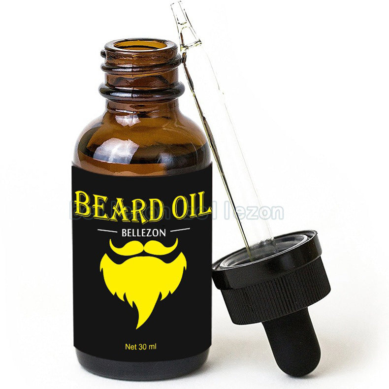 Men's Beard Care Set With Beard Balm And Oil